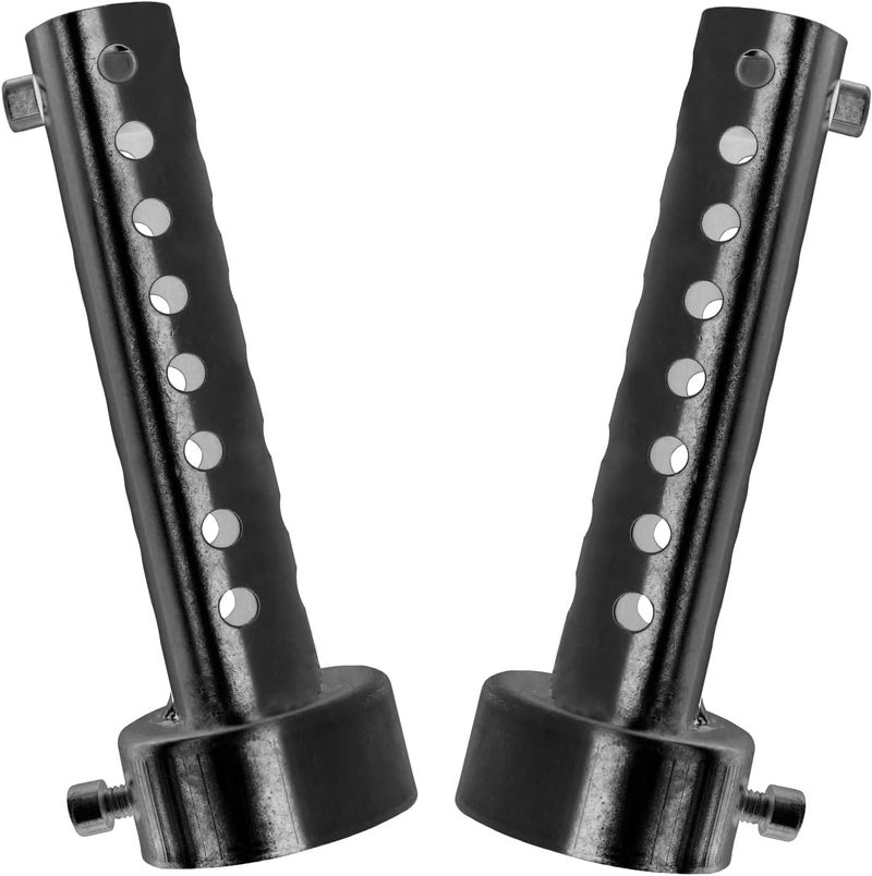 amavoler 2 Pcs Motorcycle Exhaust Silencer Motorbike Muffler Insert Baffle Silencer Universal (black-48mm,2Pcs) - Image 1